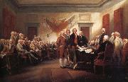John Trumbull The Declaration of Independence 4 july 1776 oil on canvas